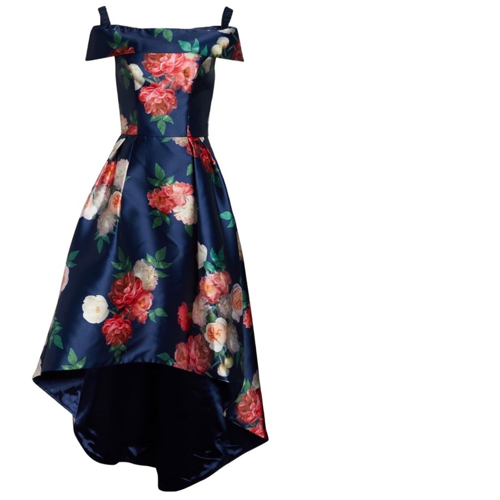 Chi Chi London High-Low Floral Gown